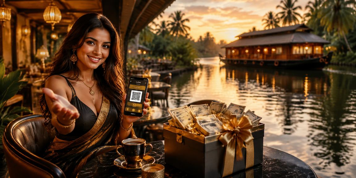 User enjoying mobile payment for online betting in Kerala